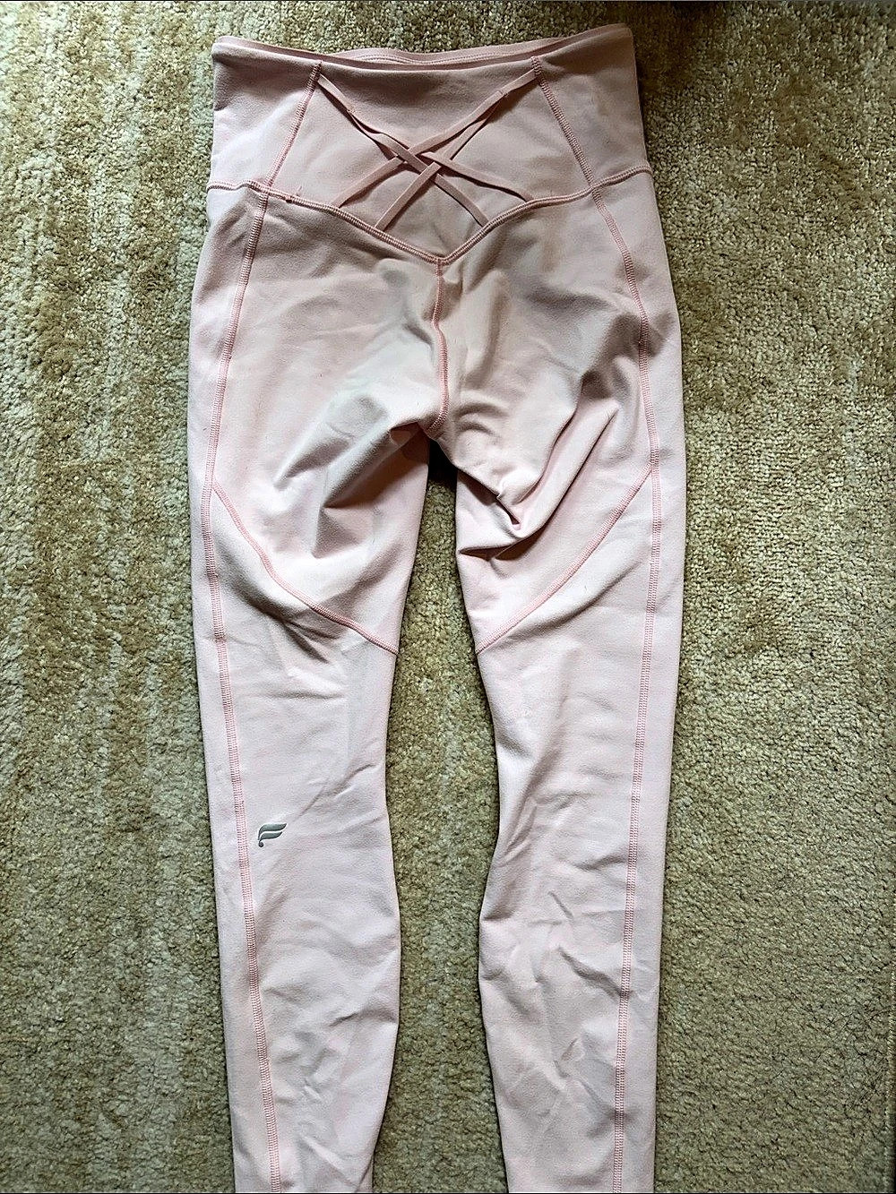 Powerhouse Athletics Pink Athletic Leggings Like New